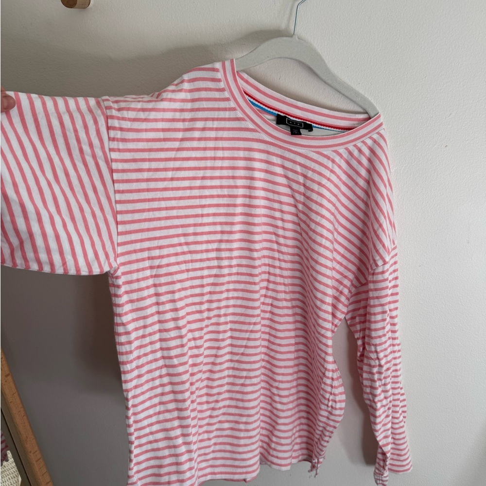 AYR Pink and White Striped Top